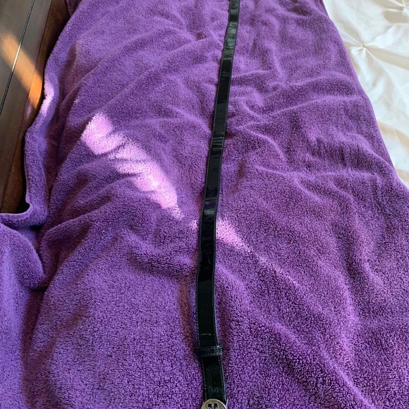 Tory Burch Black Patent Leather Belt sz S main image 8